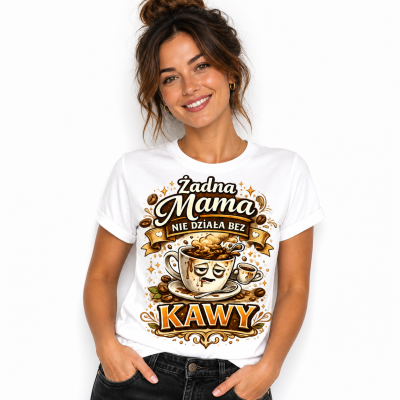 Koszulka na dzień mamy Mama bez kawy